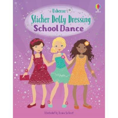 Sticker Dolly Dressing school dance sticker activity book, imported from the UK