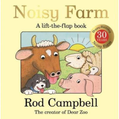 Rod Campbell Noisy Farm board book, imported from the UK