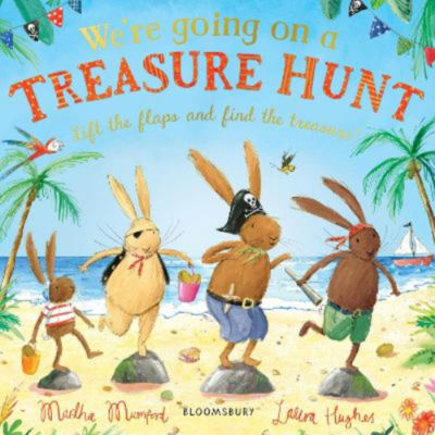 Laura Hughes children's book lift-the-flap treasure hunt, UK version