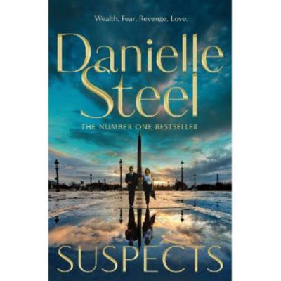 Danielle Steel Suspects hardback book, imported from the UK