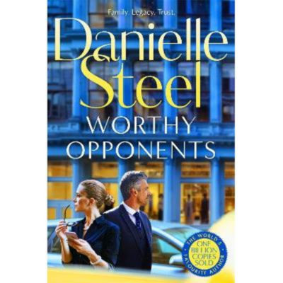 Paperback novel Worthy Opponents by Danielle Steel, imported from the UK
