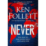 Ken Follett Never paperback book - British product