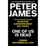 One of Us Is Dead hardback novel by Peter James, UK version