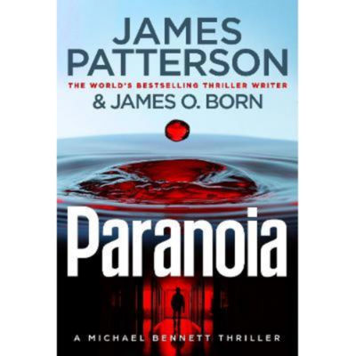 James Patterson Paranoia hardback thriller novel, UK version