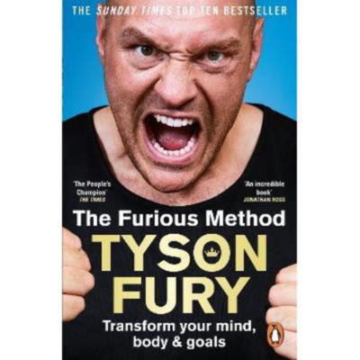 Tyson Fury Furious Method paperback book, UK version