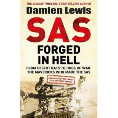 Damien Lewis SAS Forged in Hell paperback book (British brand)