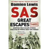 Damien Lewis SAS Great Escapes Three hardback book, UK version