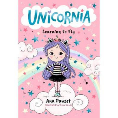 Unicornia Learning to Fly children's book - British product