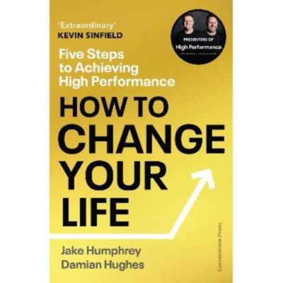 Jake Humphrey's How to Change Your Life hardback, imported from the UK