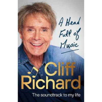 Cliff Richard book Head Full of Music hardback, imported from the UK