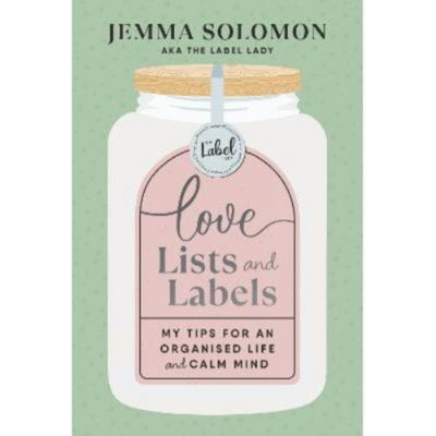 Jemma Solomon Love Lists and Labels hardback book, UK version