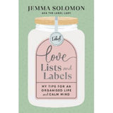 Jemma Solomon Love Lists and Labels hardback book, UK version