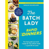 The Batch Lady Rapid Dinners hardback cookbook, imported from the UK