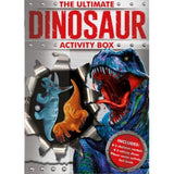 Dinosaur activity box with T.rex skeletons and toys, imported from the UK