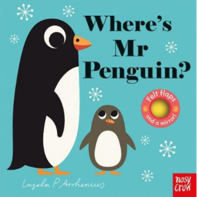 Children's board book Where's Mr Penguin, imported from the UK
