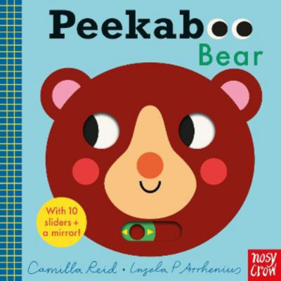 Nosy Crow peekaboo bear board book by Ingela P Arrhenius, imported from the UK