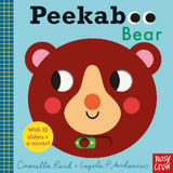 Nosy Crow peekaboo bear board book by Ingela P Arrhenius, imported from the UK