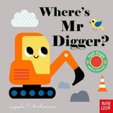 Ingela P Arrhenius Where's Mr Digger felt flap board book, UK version