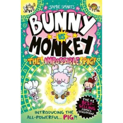 Jamie Smart Bunny vs Monkey graphic novel The Impossible Pig, imported from the UK