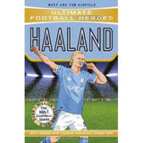 Ultimate Football Heroes Haaland biography book cover (British brand)