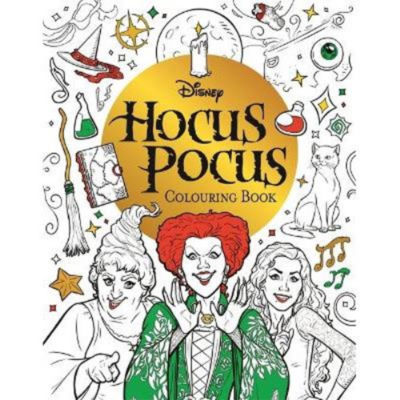 Disney Hocus Pocus colouring book, imported from the UK