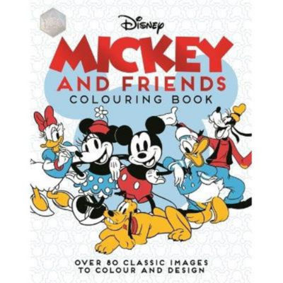 Disney Mickey and Friends colouring book (British brand)