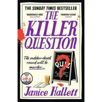 Janice Hallett crime novel The Killer Question paperback - British product