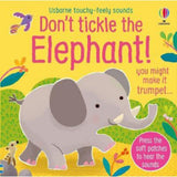 Sam Taplin Don't Tickle the Elephant touchy-feely sound book, UK version
