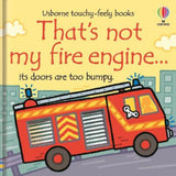 Usborne That's Not My Fire Engine touchy-feely board book, imported from the UK