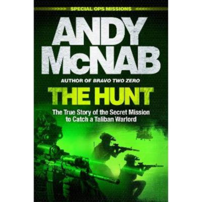 Andy McNab hardback book Hunt, UK version