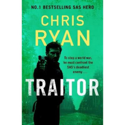 Chris Ryan thriller novel Traitor paperback, imported from the UK