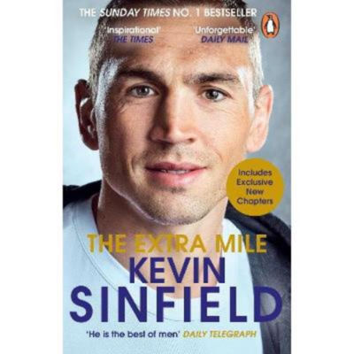 Kevin Sinfield Extra Mile paperback book, UK version
