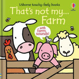 That's not my farm touch and feel sound book (British brand)