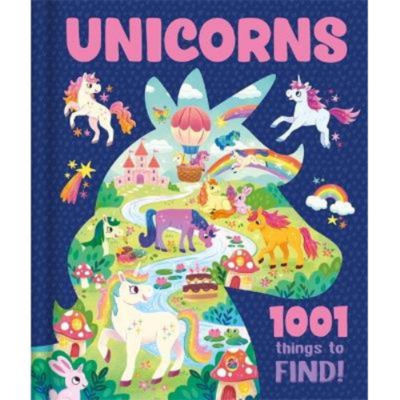 Igloo Books kids activity book Unicorns 1001 Things to Find, UK version