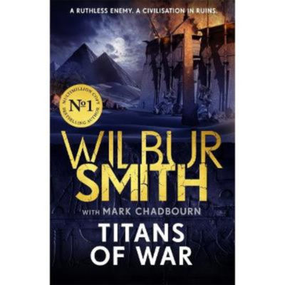 Wilbur Smith paperback book Titans of War - British product