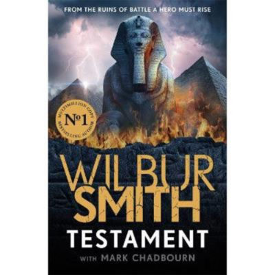 Paperback Testament Novel by Wilbur Smith, imported from the UK