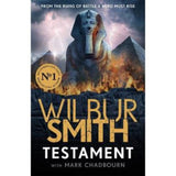 Paperback Testament Novel by Wilbur Smith, imported from the UK