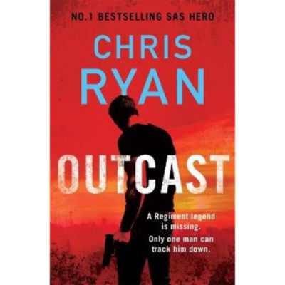 Chris Ryan Outcast hardback book cover, imported from the UK