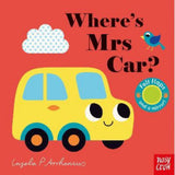 Ingela P Arrhenius Where's Mrs Car felt flap board book (British brand)