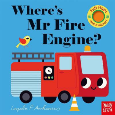 Ingela P Arrhenius Where's Mr Fire Engine book, imported from the UK