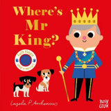 Ingela P Arrhenius Where's Mr King children's board book, UK version