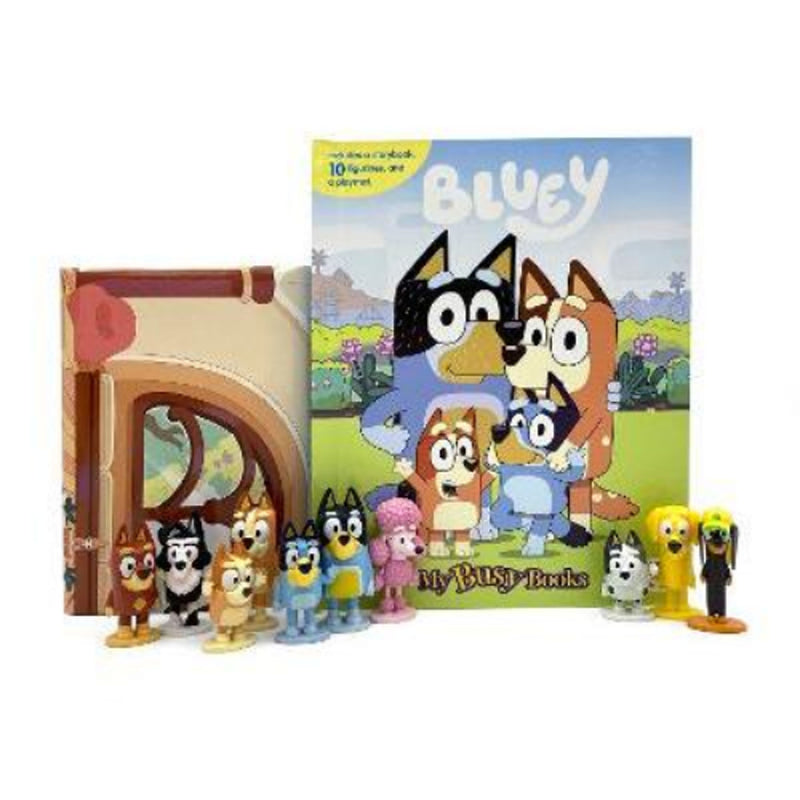 Phidal Bluey busy book - British product