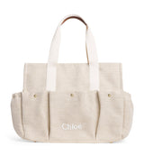 Harrods Chloé Kids Canvas Logo Changing Bag- Buy online at McGrocer