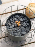 Pacific Green Garden Cosiscoop Basket Fire Pit Lantern (British brand)