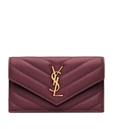 Harrods Saint Laurent Lambskin Cassandre Fragments Flap Card Holder- Buy online at McGrocer