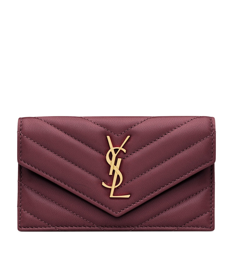Saint Laurent Cassandre lambskin card holder 8x13cm, UK version