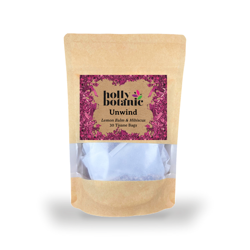 Holly Botanic Unwind Tisane 30 tea bags - British product