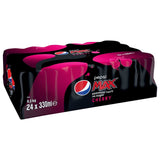 Pepsi Max Cherry sugar free cola 24 pack - British product