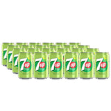 7Up Zero 24x330ml sugar free lemon lime soda, imported from the UK