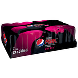 Costco UK Pepsi Max Cherry Sugar Free Carbonated Soft Drink Cans, 24 x 330ml- Buy online at McGrocer